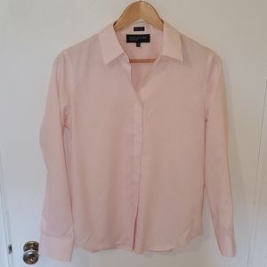 Jones New York Small Womens Button Down Shirt Pink